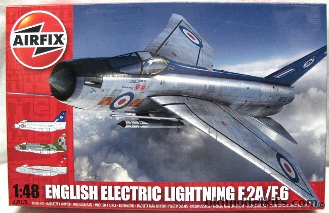 Airfix 1/48 Lightning F2A/F6 - RAF Commanding Officer J.B. Mitchell RAF 92 Sq. Gutersloh Germany August 1972 / No. 11 Sq Binbrook Lincolnshire August 1978 / No. 5 Sq Binbrook Lincolnshire 1987, A09178 plastic model kit